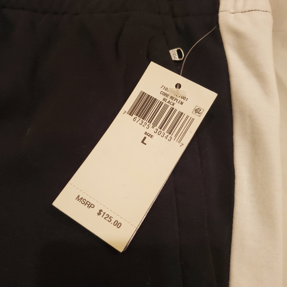 NWT Polo Ralph Lauren replen core black white active jogger pants men's L - Picture 3 of 16